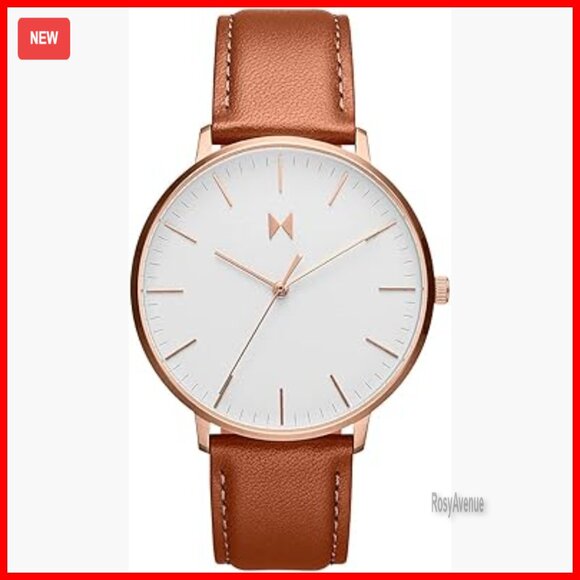 Men's Slim Dress Watch Water Resistant Japanese Quartz 42mm